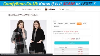 SCAM ALERT  Comfy Bear Reviews  ComfyBearCoUk Know if is it SCAM or LEGIT  ComfyBear reviews [upl. by Mccready696]