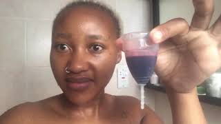 My first time using the menstrual cup [upl. by Siuoleoj]