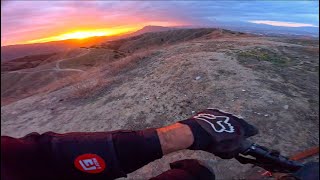 One of the Best Sunset Rides in SoCal Westridge to Caldera TrailsLoma LindaCa [upl. by Esyak]