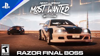 Need for Speed™ Most Wanted Remake  Razor Final Boss Race [upl. by Yerocal]