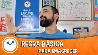 REGRA BÁSICA PARA EMAGRECER  Saúde na Rotina [upl. by Recha526]