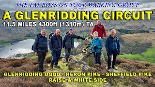 A GLENNRIDDING CIRCUIT  Glenridding Dodd Heron Pike Sheffield Pike Raise amp White Side ULLSWATER [upl. by O'Shee]