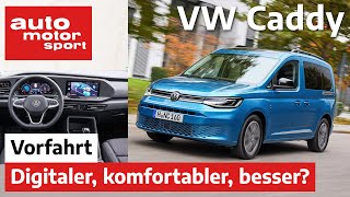 VW Caddy 2020 Digitaler komfortabler besser dank MQB  Vorfahrt Review  auto motor sport [upl. by Oruasi]