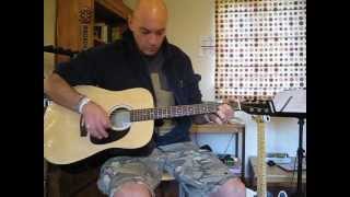 TIMES LIKE THESE  Acoustic cover using an ALDI £35 guitar [upl. by Araeic]