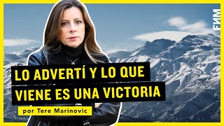 Tere Marinovic Lo advertí y lo que viene es una victoria [upl. by Anelad970]