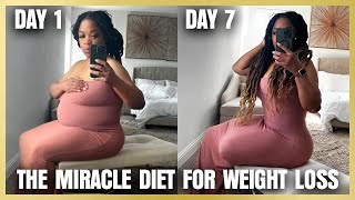 20 lbs in 7 days🔥 what I ate to lose the weight  the 7 day weight loss challenge Kisharose [upl. by Nylatsyrk335]