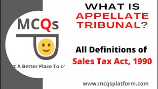 Appellate Tribunal Definition  What is Appellate Tribunal  Appellate Tribunal Sales Tax Act [upl. by Pouncey393]