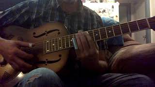 Licks and Chords from The Robert Johnson Song Crossroads in Open G [upl. by Lissak]