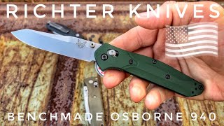 Richter Knives 103 MY NEW BENCHMADE OSBORNE 940 [upl. by Sholem]