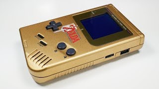 Unboxing The ULTIMATE Golden Zelda Gameboy [upl. by Lleksah]