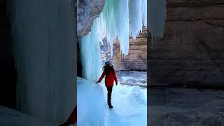 📍Maligne Canyon Jasper Canada 🇨🇦 [upl. by Ltihcox]