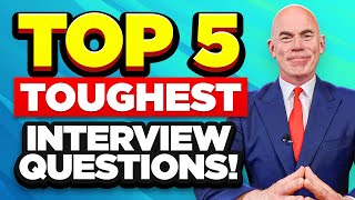 TOP 5 TOUGH BEHAVIOURAL INTERVIEW QUESTIONS amp ANSWERS [upl. by Kursh]