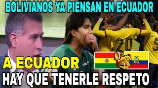 🇧🇴 Prensa Boliviana quotPREOCUPADA YA HABLA de ECUADORquot  ECUADOR una GRAN SELECCIÓN 🇪🇨 [upl. by Namref]