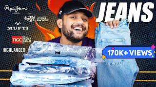 🔥 5 BEST MYNTRA JEANSDENIMPANTS FOR MEN 🔥 BootcutRegularSlim Fit Jeans Haul 2023  ONE CHANCE [upl. by Connelly385]