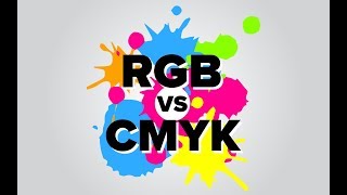 RGB vs CMYK  What is the difference Which one should you use [upl. by Lodhia]