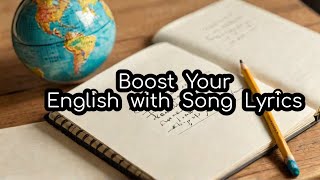 Song lyrics to expand English skills song lyrics english viralvideo learn [upl. by Enyallij]