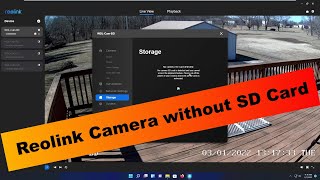 Reolink RLC510WA410W without SD card FTP upload [upl. by Ynots]
