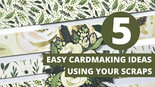 5 EASY WAYS  Using your Paper Scraps Which ones YOUR Favourite [upl. by Ardyce]