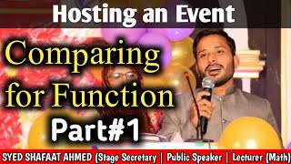 event hosting by shafaat  comparing in urdu for school function anchoring  Stage SecretaryPart 1 [upl. by Winnie246]