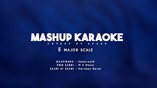 Free Mashup Karaoke Qaafirana Phir Kabhi Saari ki saari 20  Bollywood Mashup with lyrics 2021 [upl. by Yenettirb]