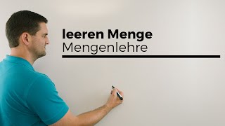 Aus der leeren Menge kann man alles basteln Mengenlehre  Mathe by Daniel Jung [upl. by Deland472]