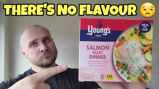 FLAVOURLESS Salmon Dinner by Youngs [upl. by Eanram]