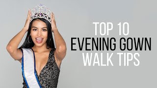 Top 10 Beauty Pageant Evening Gown Walk Tips [upl. by Fujio358]