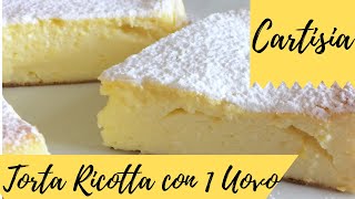 LA FAMOSA TORTA DI RICOTTA CON 1 UOVO SENZA LIEVITO E SENZA BURRO [upl. by Assehc]