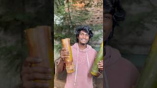 భోంగు లో  Bamboo stick making ytshorts trending food cooking [upl. by Einnaoj]