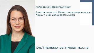 Die Einstellung des Ermittlungsverfahrens  Frag deinen Rechtsanwalt [upl. by Germaine]