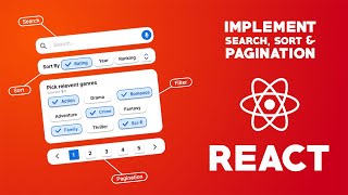 Implement Search Sort Filter and Pagination in React JS with MERN Project  Node JS  MongoDB [upl. by Hung598]