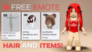 NEW FREE ITEMS YOU MUST GET IN ROBLOX🤩🥰 [upl. by Nnaytsirk]