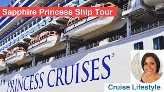 Sapphire Princess Cruise Ship Tour [upl. by Enerehs]