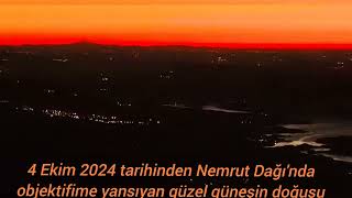 Nemrut Dağında güneşin doğuşu [upl. by Doykos656]