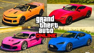 TOP 5 FASTEST CARS IN GTA 5 ONLINE 2024 [upl. by Weaver]