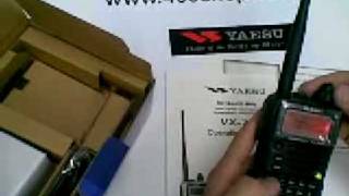 YAESU VX7R Triple band Handheld radio Black [upl. by Najib]