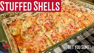 Make Amazing Stuffed Pasta Shells Easily With This Recipe  Homemade Marinara Sauce [upl. by Ojahtnamas]