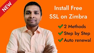 How to Install Free SSL Certificate on Zimbra Mail Server Step by Step  Complete Tutorial [upl. by Aissyla]