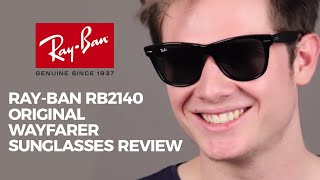 RayBan RB2140 Original Wayfarer Sunglasses Review  SmartBuyGlasses [upl. by Antonino732]