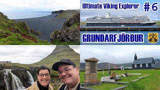 Grundarfjörður Iceland Kirkjufell Black Sand Beach Bird Cliffs  HAL Ultimate Viking Explorer [upl. by Yentiw]