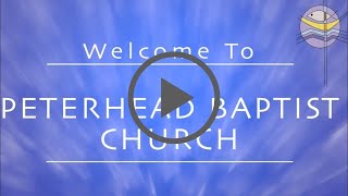 Peterhead Baptist Church Live Stream  1st September 2024 [upl. by Akinoj]