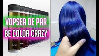 Vopsea de par Be Color Crazy 12min Albastru  Violet  hnicosmeticero [upl. by Meridith425]