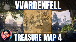 Vvardenfell Treasure Map 4 Elder Scrolls Online ESO [upl. by Relyks]