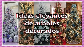 IDEAS DE ÁRBOLES NAVIDEÑOS DECORADOS  TENDENCIAS para NAVIDAD 20202021 [upl. by Abel]