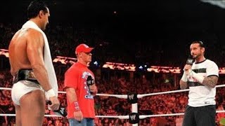 John Cena and CM Punk demand WWE Championship rematches Raw August 22 2011 [upl. by Halonna]