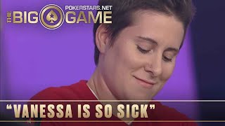 The Big Game S2 ♠️ E14 ♠️ Vanessa Selbst vs Prahlad Friedman ♠️ PokerStars [upl. by Almallah]