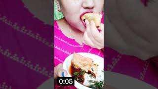 1 samosa in 10 seconds challenge 🔥🤩 mukbang foodychallenge eatingshow samosaeatingchallenge [upl. by Anthe]