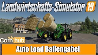 LS19 Modvorstellung  Auto Load Ballengabel  Farming Simulator 19 Mods [upl. by Nylatsirk885]