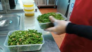 tabbouleh salad Lebanese Tabbouleh Salad Tabbouleh Arabic salad [upl. by Anitroc]