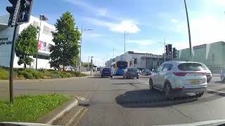 Dash Cam Journey from Llantarnam Cwmbran to Newport East Retail Park [upl. by Esalb]